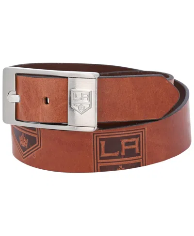 Eagles Wings Men's Los Angeles Kings Brandish Belt In Brown