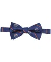 Eagles Wings Men's Navy Edmonton Oilers Oxford Bow Tie In Navy
