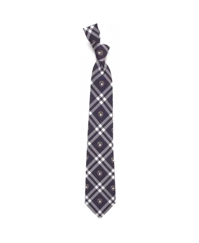 Eagles Wings Men's Navy Milwaukee Brewers Rhodes Tie In Blue