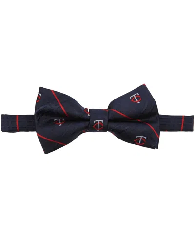 Eagles Wings Men's Navy Minnesota Twins Oxford Bow Tie In Blue