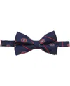 Eagles Wings Men's Navy Montreal Canadiens Oxford Bow Tie In Navy
