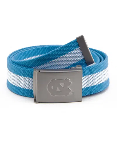 Eagles Wings Men's North Carolina Tar Heels Fabric Belt In Blue