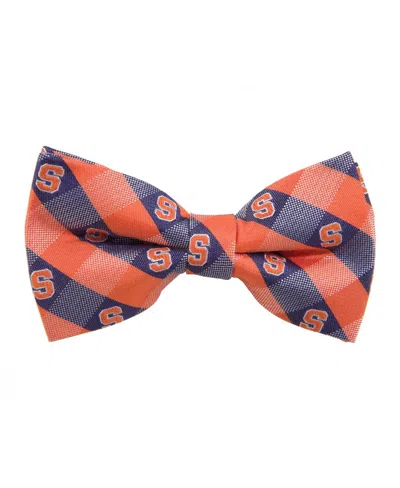Eagles Wings Men's Orange Syracuse Orange Check Bow Tie