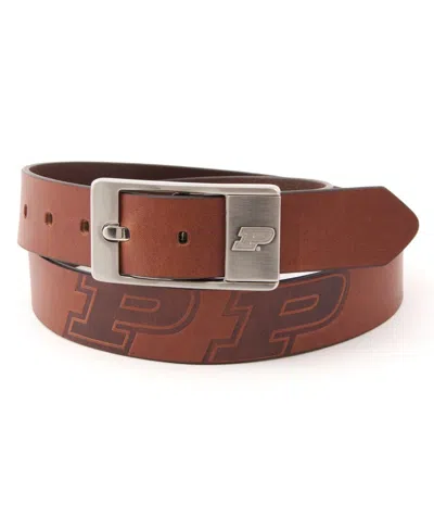 Eagles Wings Men's Purdue Boilermakers Brandish Belt In Brown