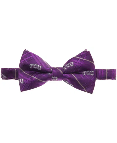 Eagles Wings Men's Purple Tcu Horned Frogs Oxford Bow Tie