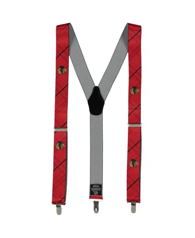Eagles Wings Men's Red Chicago Blackhawks Suspenders