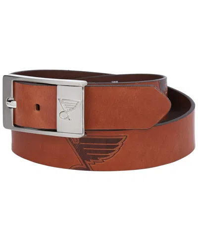 Eagles Wings Men's St. Louis Blues Brandish Belt In Brown