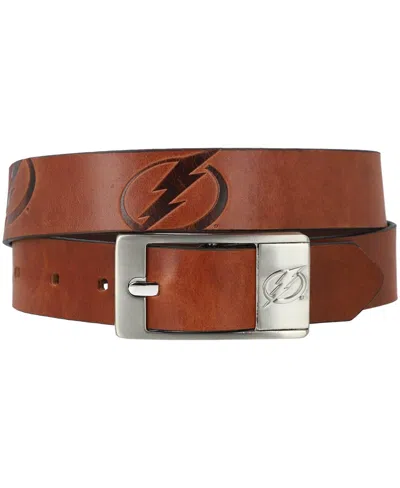 Eagles Wings Men's Tampa Bay Lightning Brandish Belt In Brown