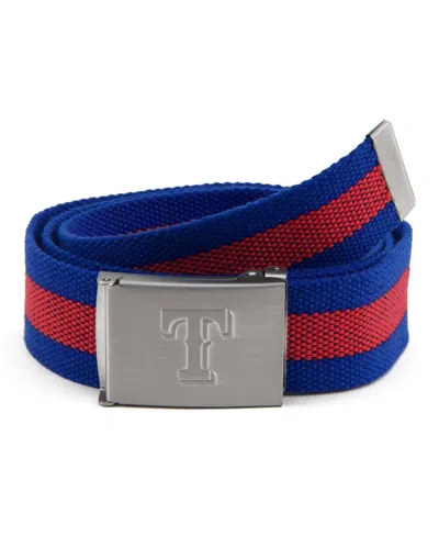 Eagles Wings Men's New York Mets Fabric Belt In Blue,red