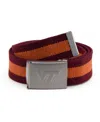 Eagles Wings Men's Virginia Tech Hokies Fabric Belt In Multi