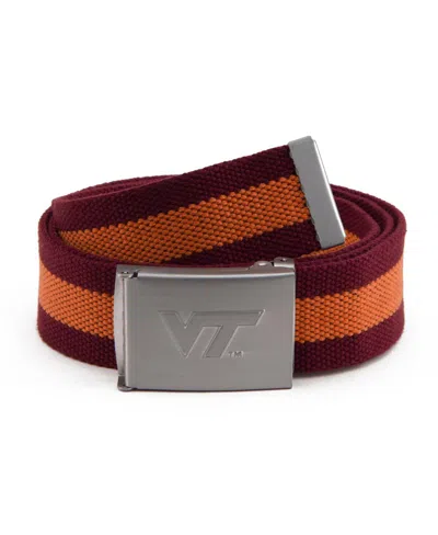 Eagles Wings Men's Virginia Tech Hokies Fabric Belt In Multi