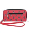 Eagles Wings Women's Nc State Wolfpack Zip-around Wristlet Wallet In Red