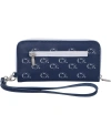 Eagles Wings Women's Penn State Nittany Lions Zip-around Wristlet Wallet In Blue