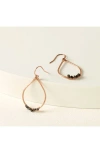 E.a.m. Handmade Rough Diamond Earrings In Gold