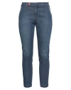 Ean 13 Woman Jeans Blue Size 4 Cotton, Elastane In Blue