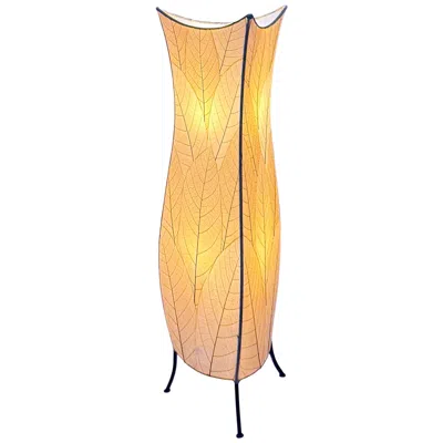 Eangee 36"h Flower Bud Natural Large Tower Accent Table Lamp