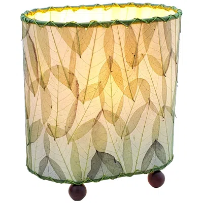 Eangee 9"h Guyabano Green Mini Uplight Accent Table Lamp