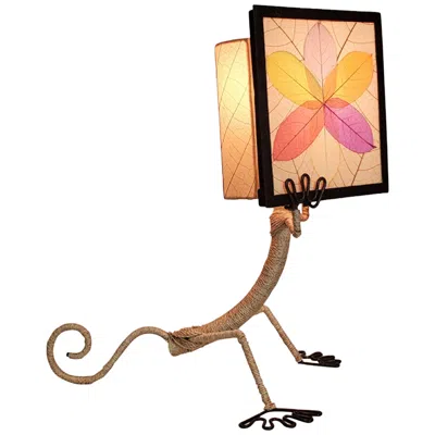 Eangee Enlightened Gecko Multi-colored Table Lamp