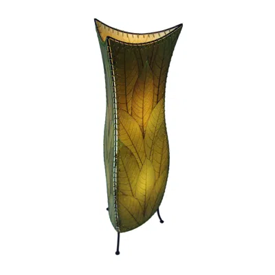 Eangee Flower Bud Green Large Tower Table Lamp