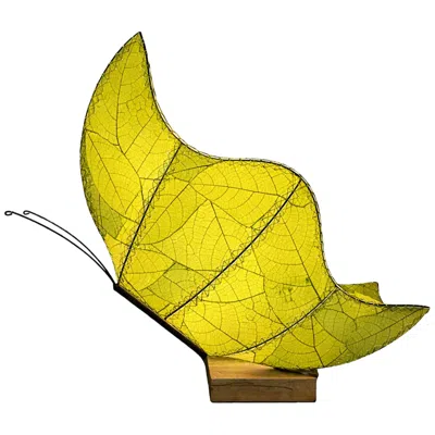 Eangee Home Design Butterfly Large Table Lamp Green
