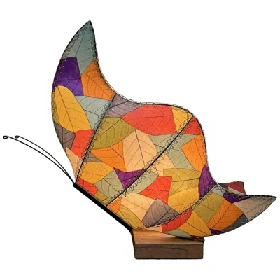 Eangee Home Design Butterfly Large Table Lamp Multi