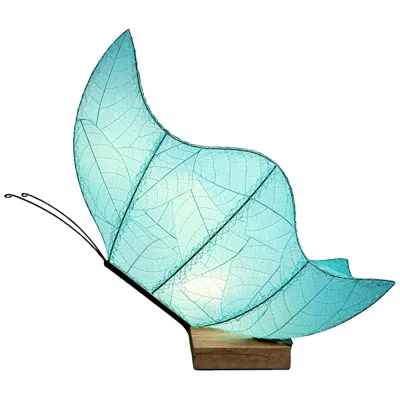 Eangee Home Design Butterfly Large Table Lamp Sea Blue