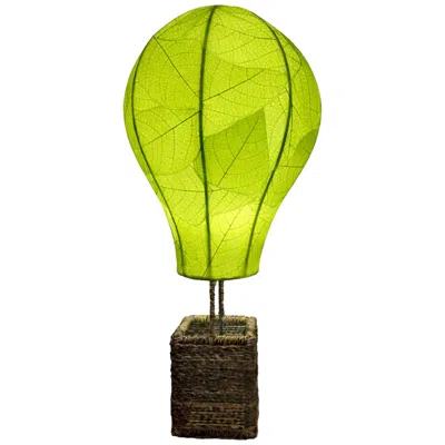 Eangee Home Design Hot Air Balloon Table Lamp Green