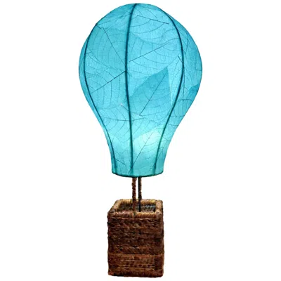 Eangee Home Design Hot Air Balloon Table Lamp Sea Blue