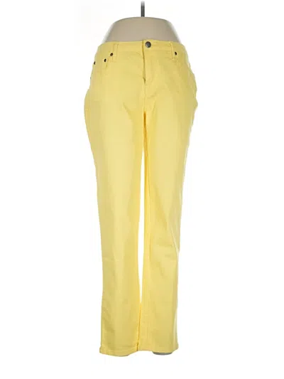 Pre-owned Earl Jean Casual Pants In Yellow