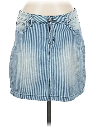 Pre-owned Earl Jean Denim Skirt In Blue