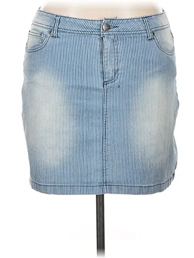 Pre-owned Earl Jean Denim Skirt In Blue