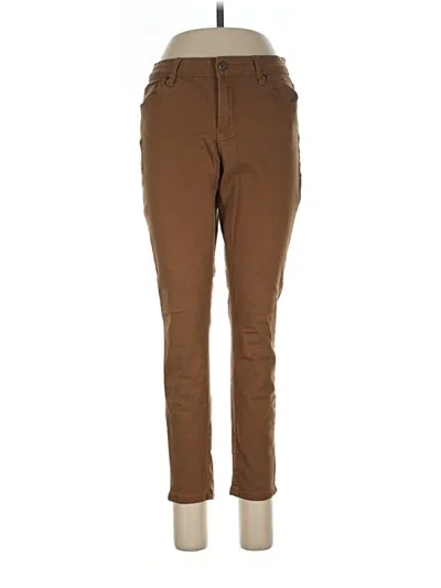 Pre-owned Earl Jean Khakis In Brown