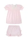 Early Sunday Sukie Baby Dress And Bloomer Soft Pink