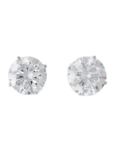 Pre-owned Earrings 10k 3.05ctw Lab-grown Diamond Stud  In Multi