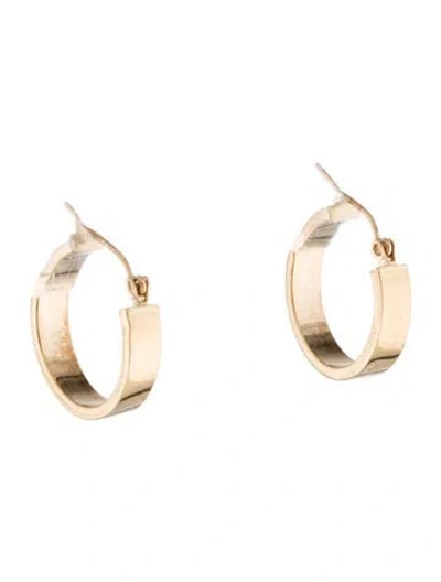 Pre-owned Earrings 10k Hoop  In Multi