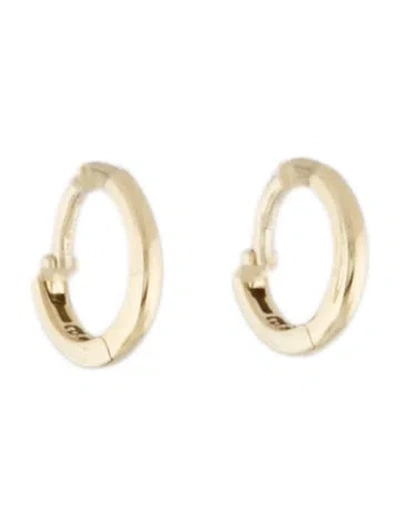 Pre-owned Earrings 10k Huggie  In Multi