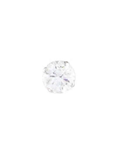 Pre-owned Earrings 14k 0.25 Ctw Lab-grown Diamond Single Stud Earring In Multi