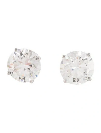Pre-owned Earrings 14k 10.00ctw Lab-grown Diamond Stud  In Multi