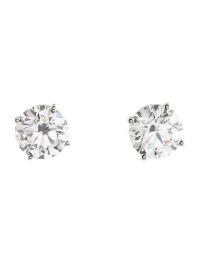 Pre-owned Earrings 14k 10.04ctw Lab-grown Diamond Stud  In Multi