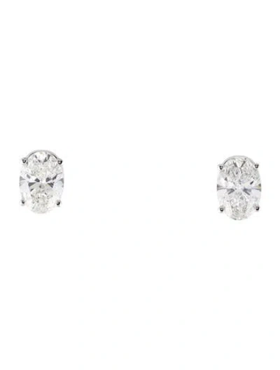 Pre-owned Earrings 14k 10.09ctw Lab-grown Diamond Stud  In Multi