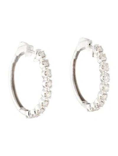 Pre-owned Earrings 14k 1.00ctw Diamond Drop  In Multi