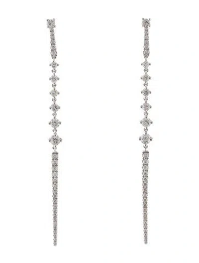 Pre-owned Earrings 14k 1.00ctw Diamond Drop  In Multi