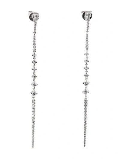 Pre-owned Earrings 14k 1.00ctw Diamond Drop  In Multi