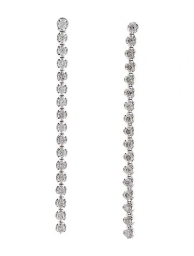 Pre-owned Earrings 14k 1.00ctw Diamond Drop  In Multi