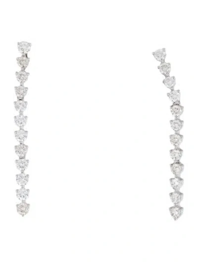 Pre-owned Earrings 14k 1.00ctw Diamond Drop  In Multi