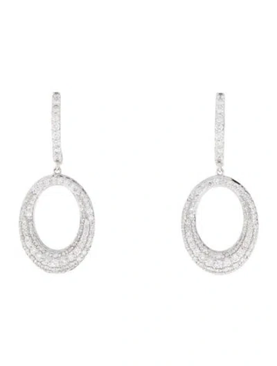 Pre-owned Earrings 14k 1.00ctw Diamond Drop  In Multi