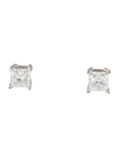 Pre-owned Earrings 14k 1.00ctw Diamond Stud  In Multi