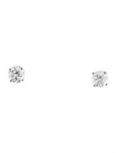 Pre-owned Earrings 14k 1.00ctw Diamond Stud  In Multi