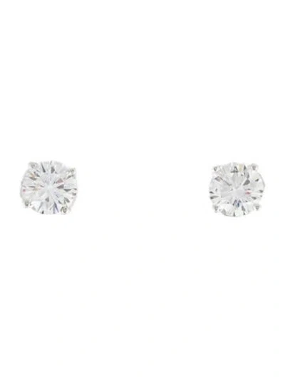 Pre-owned Earrings 14k 1.00ctw Lab-grown Diamond Stud  In Multi