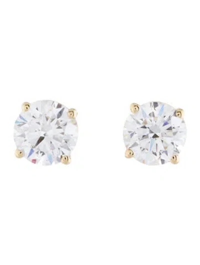 Pre-owned Earrings 14k 1.00ctw Lab-grown Diamond Stud  In Multi